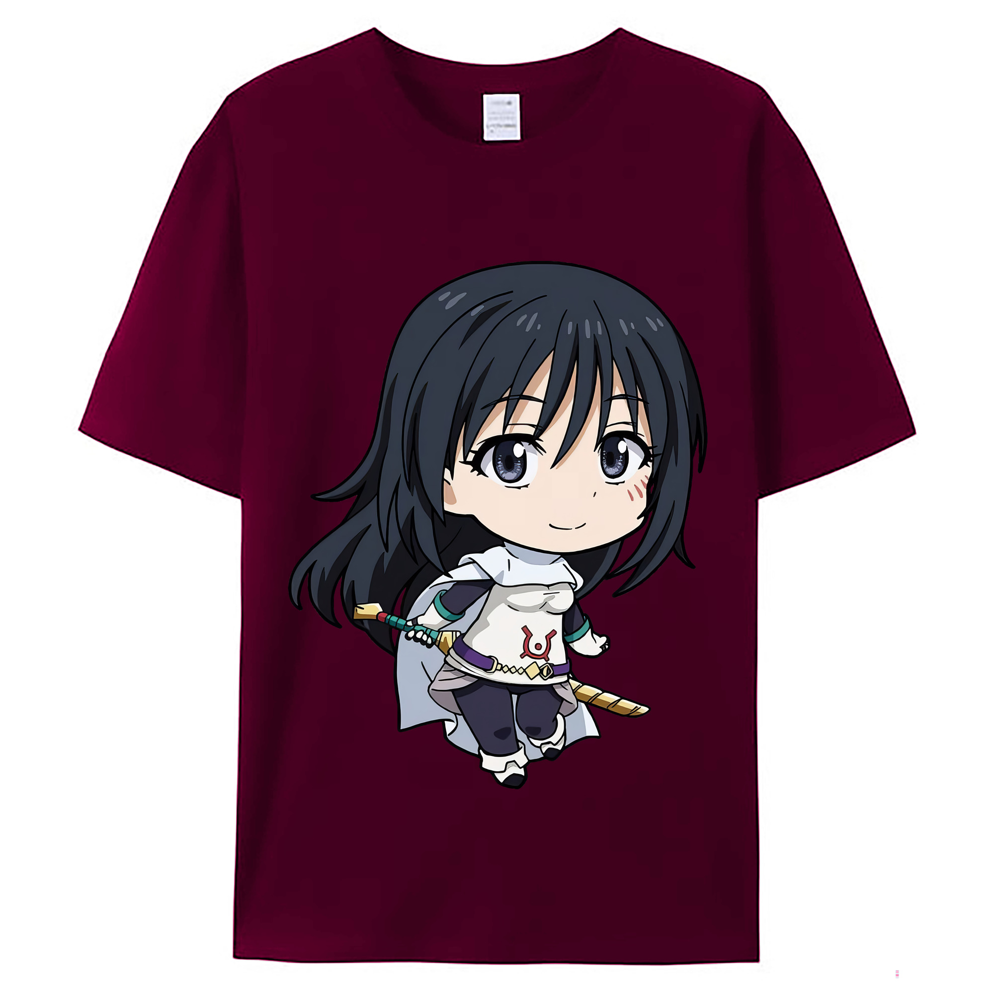 （画像用） 転スラ Regarding Reincarnated to Slime レディースカジュアルプリントTシャツ（綿100％）